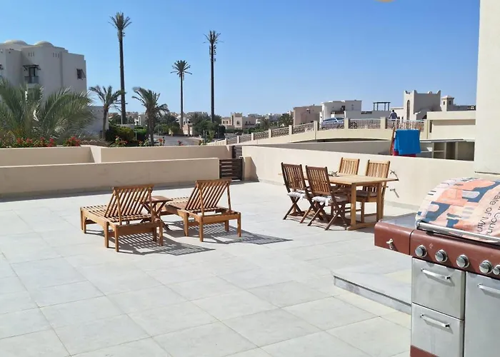 El Gouna, Modern 1br Fanadir Marina Terrace, Wifi, Parking Walk To Restaurants Apartment