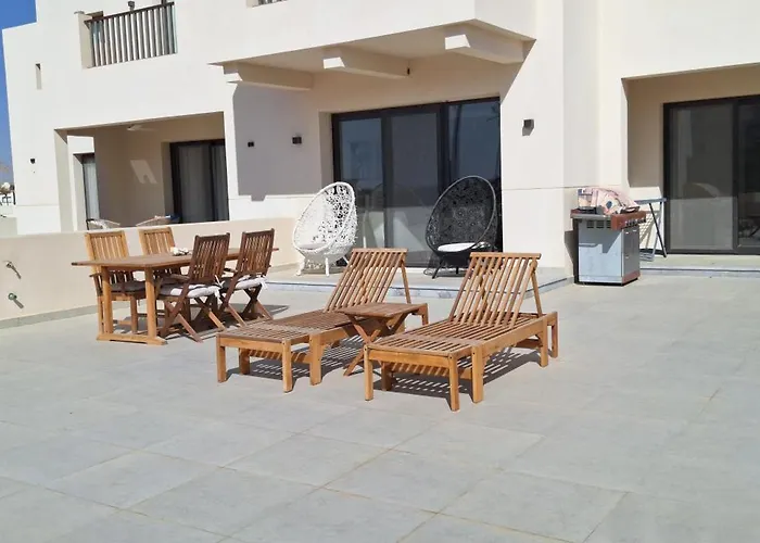 El Gouna, Modern 1br Fanadir Marina Terrace, Wifi, Parking Walk To Restaurants Apartment *