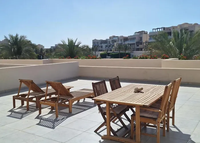 El Gouna, Modern 1br Fanadir Marina Terrace, Wifi, Parking Walk To Restaurants *